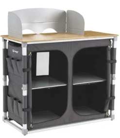 Outwell Padres XL Kitchen Table W/ Bamboo TableTop - Each