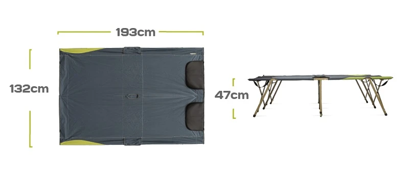 Twin Speedy Bed - Charcoal/Pistachio 7 Twin Speedy Bed - Charcoal/Pistachio - Image 7