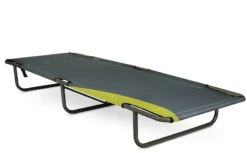 U Leg Stretcher Large Camp Bed - Charcoal/Pistachio