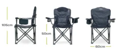 Shermanator Chair (180kg Max) - Navy 15 Shermanator Chair (180kg Max) - Navy -Trailblazer Camping 18372 7