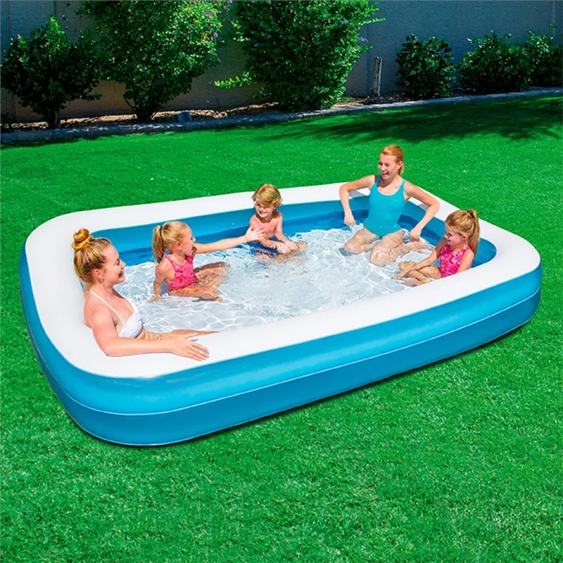 Wet N Wild Jumbo 3m Paddling Pool - 3m X 1.8m X 50cm 2 Wet N Wild Jumbo 3m Paddling Pool - 3m X 1.8m X 50cm - Image 2