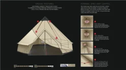 Robens Klondike Tipi Tent 2023 - Each 19 Robens Klondike Tipi Tent 2023 - Each -Trailblazer Camping 21499 9