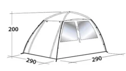 Easy Camp Daytent 2023 - Grey -Trailblazer Camping 22743 4