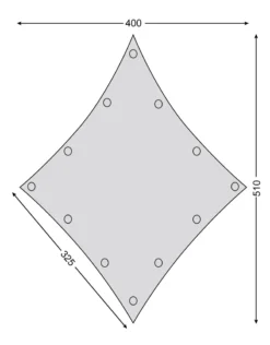 Nordisk Kari Diamond Tarp - 20m2 -Trailblazer Camping 23273 3