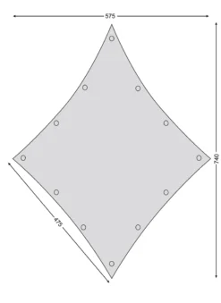 Nordisk Kari Diamond Tarp - 20m2 -Trailblazer Camping 23273 4