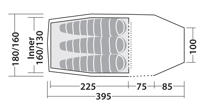 Robens Voyager 3EX Tent 2023 - Each 3 Robens Voyager 3EX Tent 2023 - Each - Image 3