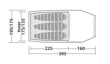 Robens Voyager Versa 3 Tent 2023 - Each 6 Robens Voyager Versa 3 Tent 2023 - Each - Image 6