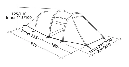 Robens Voyager Versa 4 Tent 2023 - Each 4 Robens Voyager Versa 4 Tent 2023 - Each - Image 4