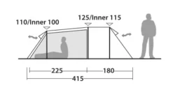 Robens Voyager Versa 4 Tent 2023 - Each 24 Robens Voyager Versa 4 Tent 2023 - Each -Trailblazer Camping 25779 4