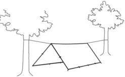 Robens Trail Tarp 4 X 4m - Each -Trailblazer Camping 25785 6