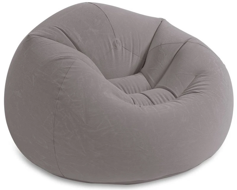 Intex Beanless Bag Chair - Grey 1 Intex Beanless Bag Chair - Grey