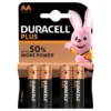 Duracell AA 4pk Batteries - Plus Power - Each
