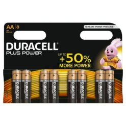 Duracell AA 8pk Batteries - Plus Power - Each