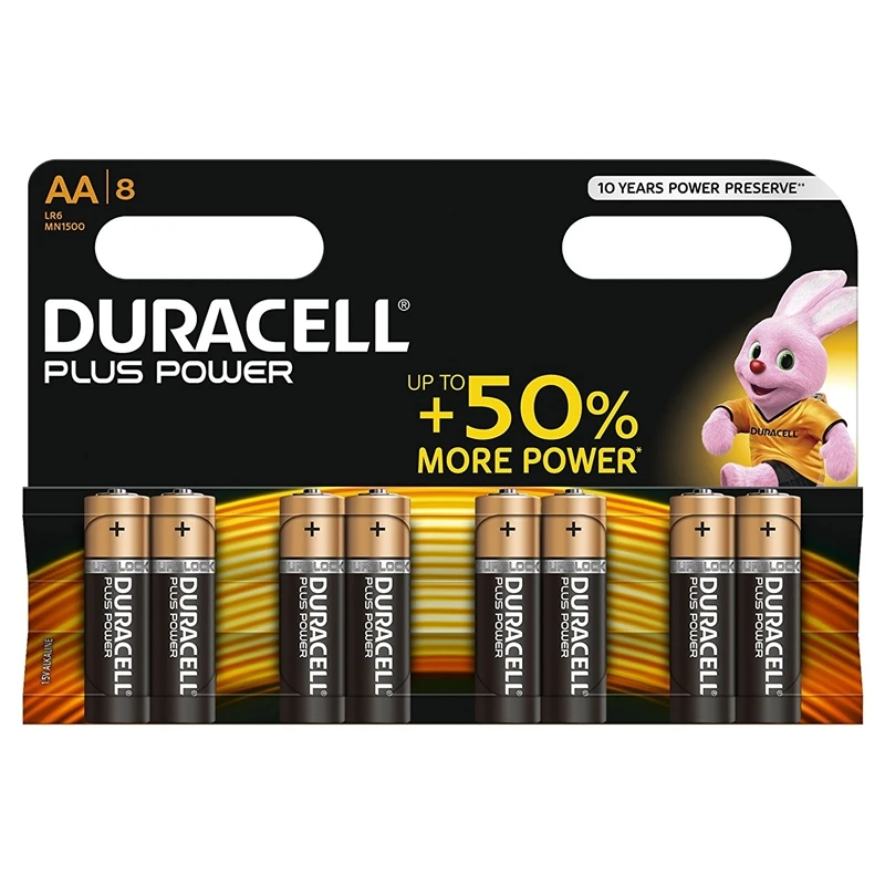 Duracell AA 8pk Batteries - Plus Power - Each 1 Duracell AA 8pk Batteries - Plus Power - Each