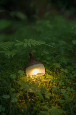 Snow Peak Mini Hozuki Light - Brown -Trailblazer Camping 30265 14