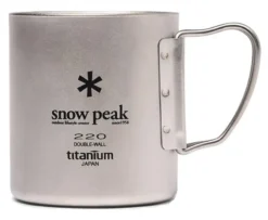 Snow Peak Titanium Double Wall Cup 220 - Each