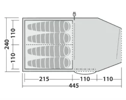 Robens Double Dreamer TC 4 Tent 2022 - Each 25 Robens Double Dreamer TC 4 Tent 2022 - Each -Trailblazer Camping 30544 5