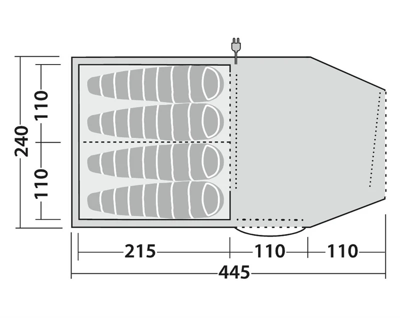 Robens Double Dreamer TC 4 Tent 2022 - Each 6 Robens Double Dreamer TC 4 Tent 2022 - Each - Image 6