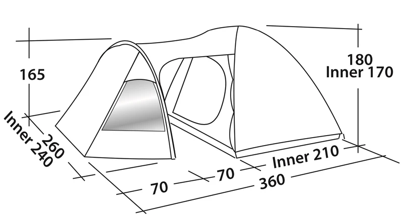 Easy Camp Blazar 400 Tent 2023 - Each 3 Easy Camp Blazar 400 Tent 2023 - Each - Image 3