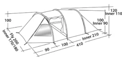 Easy Camp Spirit 300 Tent 2023 - Each 16 Easy Camp Spirit 300 Tent 2023 - Each -Trailblazer Camping 30566 2