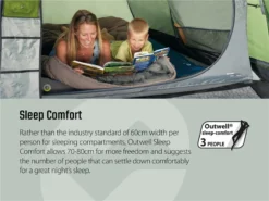 Outwell Parkdale 4PA Air Tent 2023 - Each -Trailblazer Camping 30718 19