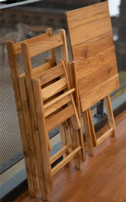 Tramontina Bistro Set Natural Wood 14 Tramontina Bistro Set Natural Wood -Trailblazer Camping 31230 5