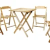 Tramontina Bistro Set 5 Piece Natural Wood