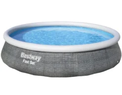 Bestway 13ft Fast Set Rattan Inflatable Pool