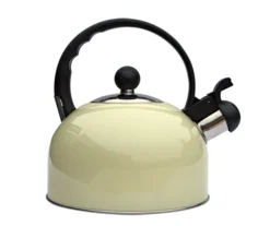 Quest Stainless Steel Whistling Kettle 2.2L - Black