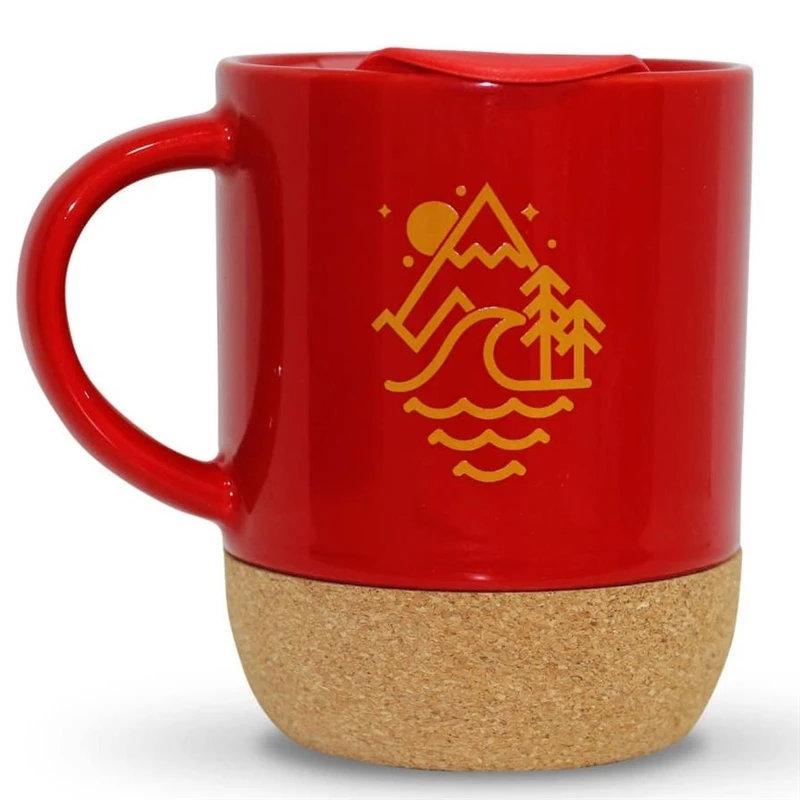 Stacked Logo Mug - Cardinal Red 4 Stacked Logo Mug - Cardinal Red - Image 4