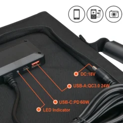 Total Solar 100 Portable Solar Panel -Trailblazer Camping 32038 2