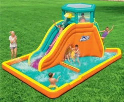 Super Tidal Tower Mega Inflatable Water Park 9 Super Tidal Tower Mega Inflatable Water Park -Trailblazer Camping 32061 3