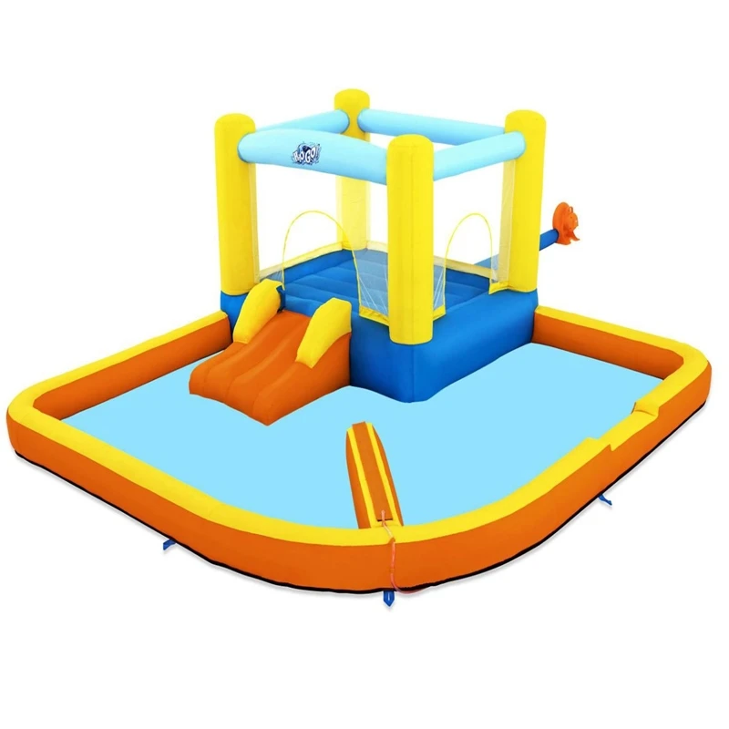 Beach Bounce Inflatable Water Park 1 Beach Bounce Inflatable Water Park