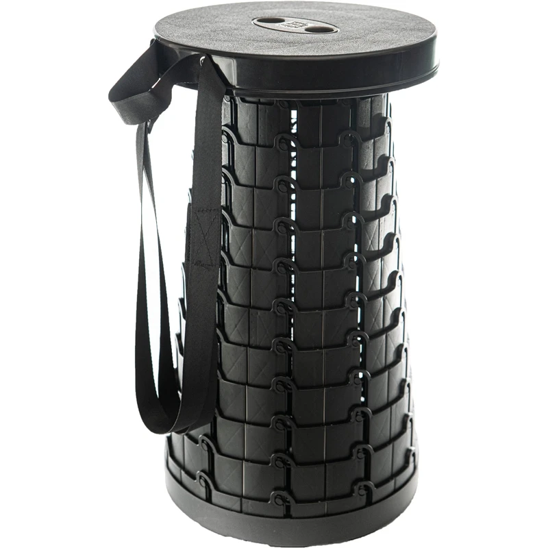 Adjustable Height Telescopic Stool - Colour: Black 6 Adjustable Height Telescopic Stool - Colour: Black - Image 6