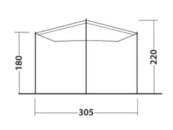 Outwell Fieldcrest Canopy 2023 -Trailblazer Camping 33080 5