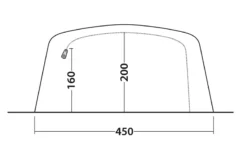Outwell Queensdale 8PA Air Tent 2023 25 Outwell Queensdale 8PA Air Tent 2023 -Trailblazer Camping 33090 5