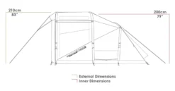 Evo TS Air Tent 2023 - Each -Trailblazer Camping 33495 10