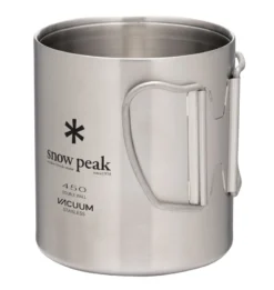 Snow Peak Stainless Steel Vacuum Double Wall 450 Mug 13 Snow Peak Stainless Steel Vacuum Double Wall 450 Mug -Trailblazer Camping 33534 4