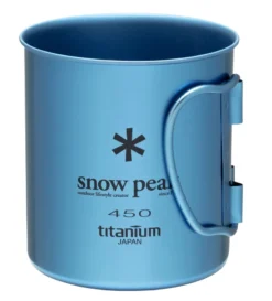 Snow Peak Titanium Single Wall 450 Mug - Blue 28 Snow Peak Titanium Single Wall 450 Mug - Blue -Trailblazer Camping 33539 12