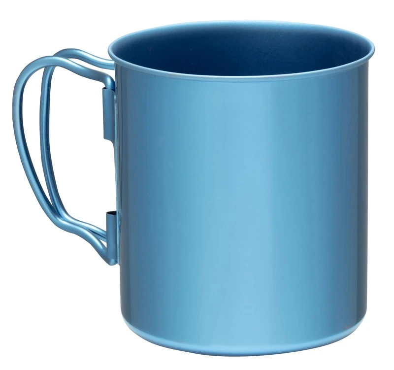 Snow Peak Titanium Single Wall 450 Mug - Blue 15 Snow Peak Titanium Single Wall 450 Mug - Blue - Image 15