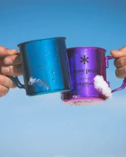 Snow Peak Titanium Single Wall 450 Mug - Blue 31 Snow Peak Titanium Single Wall 450 Mug - Blue -Trailblazer Camping 33539 15