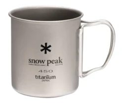 Snow Peak Titanium Single Wall 450 Mug - Blue