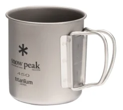 Snow Peak Titanium Single Wall 450 Mug - Blue 20 Snow Peak Titanium Single Wall 450 Mug - Blue -Trailblazer Camping 33539 4