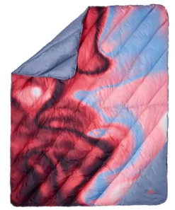 Kelty Galactic Down Blanket - Cranberry/Atmosphere