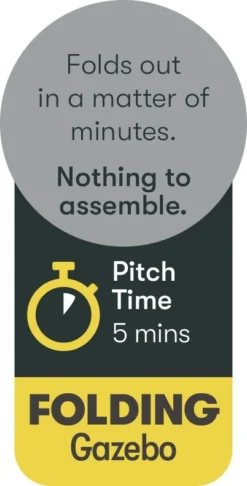 Quest Stafford 3x4 Meter Folding Gazebo 8 Quest Stafford 3x4 Meter Folding Gazebo -Trailblazer Camping 33796 2