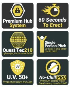 Quest Screen House 4 Shelter -Trailblazer Camping 33842 3