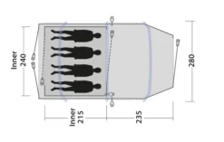 Outwell Starhill 4A Air Tent 2023 -Trailblazer Camping 34111 2