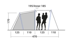 Outwell Starhill 4A Air Tent 2023 -Trailblazer Camping 34111 3