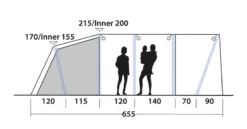 Outwell Sundale 5PA Air Tent 2023 24 Outwell Sundale 5PA Air Tent 2023 -Trailblazer Camping 34147 4
