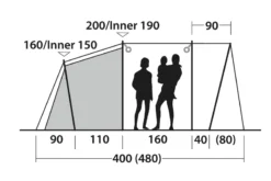 Outwell Ashwood 3 Tent 2023 24 Outwell Ashwood 3 Tent 2023 -Trailblazer Camping 34148 4